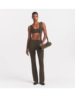 Matte Double Strap Scoop Bra
