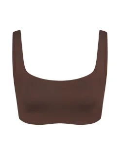 Matte Scoop Neck Bra