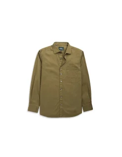 MAVIS LAKE LONG SLEEVE SPORTS FIT SHIRT - KHAKI