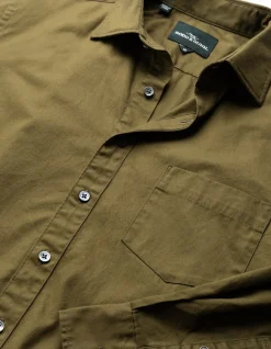 MAVIS LAKE LONG SLEEVE SPORTS FIT SHIRT - KHAKI