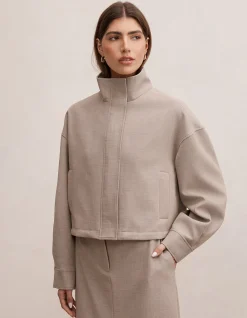 MAYA FUNNEL NECK JACKET