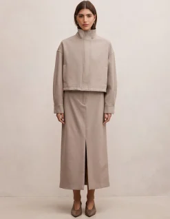 MAYA FUNNEL NECK JACKET