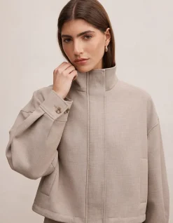 MAYA FUNNEL NECK JACKET
