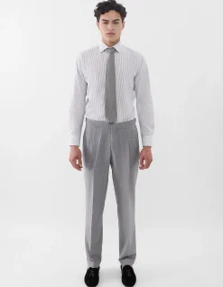 MAYFAIR PLEAT TRS GREY