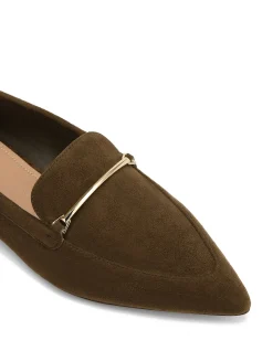McGraw Olive Green Suede Leather Loafer