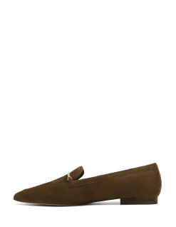 McGraw Olive Green Suede Leather Loafer