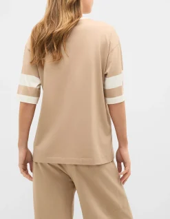 MD COTTON CONTRAST BOYFRIEND TEE