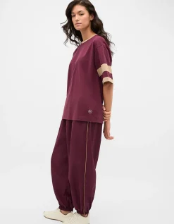 MD COTTON CONTRAST BOYFRIEND TEE