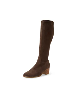 Meadow Stretch Microsuede Block Heel Boots