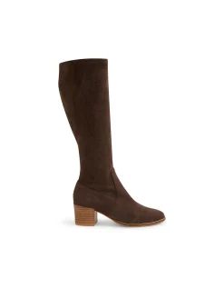 Meadow Stretch Microsuede Block Heel Boots