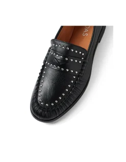 Meepo Studded Penny Loafers