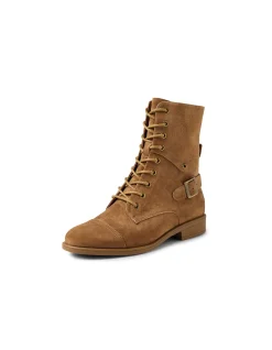 Mekhi Suede Lace Up Combat Boots