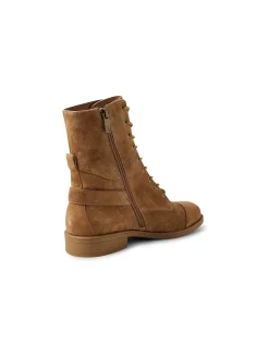 Mekhi Suede Lace Up Combat Boots