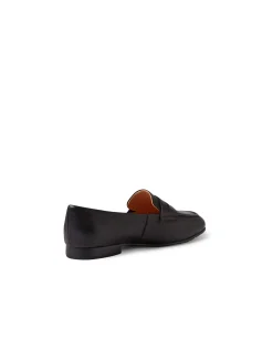 Melika Classic Slip On Leather Loafers