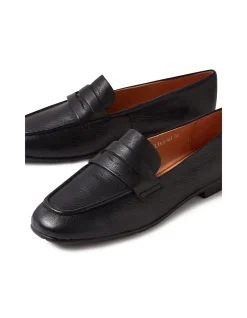 Melika Classic Slip On Leather Loafers
