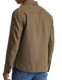 MELTON SHIRT JACKET