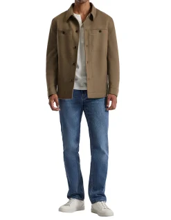 MELTON SHIRT JACKET