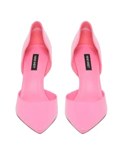 Mence Pump with Scallop Edge Heel Light Pink