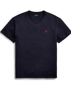 Mens V Neck T Shirt Medium Fit
