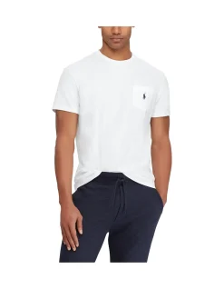 Mens Crew Neck Standard Fit Pocket T-Shirt
