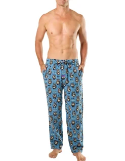 Men's Grizzly Bows Printed Flannel Sleep Pant