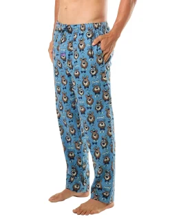 Men's Grizzly Bows Printed Flannel Sleep Pant