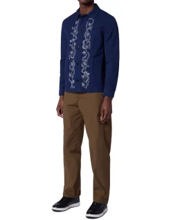MENS LONG SLEEVE CASUAL FIT SHIRT JACKET