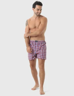 Mens 2 pack Woven Boxer