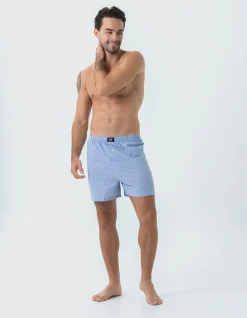 Mens 2 pack Woven Boxer