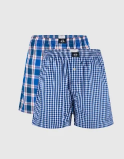 Mens 2 pack Woven Boxer