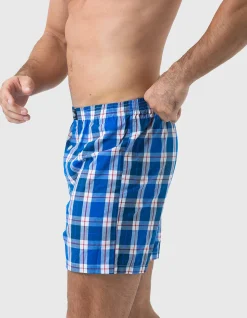 Mens 2 pack Woven Boxer