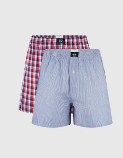Mens 2 pack Woven Boxer