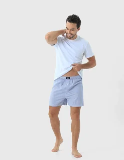 Mens 2 pack Woven Boxer