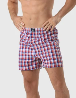 Mens 2 pack Woven Boxer