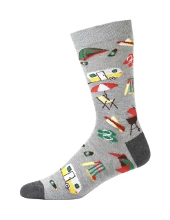 MENS SUMMER CAMP BAMBOO SOCK