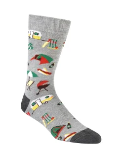 MENS SUMMER CAMP BAMBOO SOCK