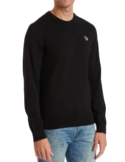Mens Sweater Crew Neck Zeb Bad
