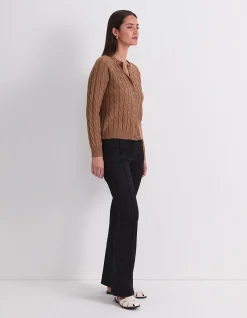 MERINO CABLE CARDIGAN