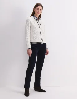MERINO CABLE CARDIGAN