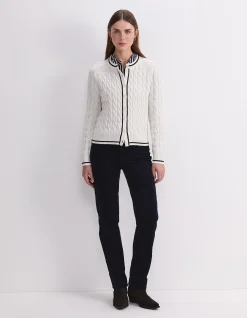 MERINO CABLE CARDIGAN