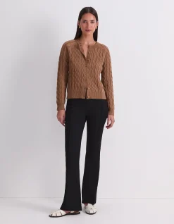 MERINO CABLE CARDIGAN