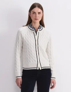 MERINO CABLE CARDIGAN