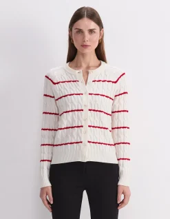 MERINO CABLE CARDIGAN