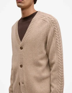 Merino Cable Detail Cardigan