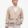 Merino Cashmere Fair Isle Cardigan