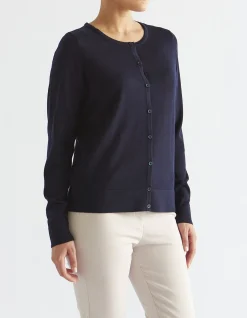 Merino Classic Button Up Cardigan