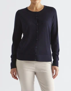 Merino Classic Button Up Cardigan