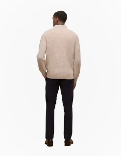 Merino Nep Half Zip Pullover