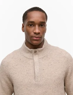 Merino Nep Half Zip Pullover