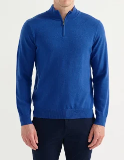MERINO 1/4 ZIP SWEATER